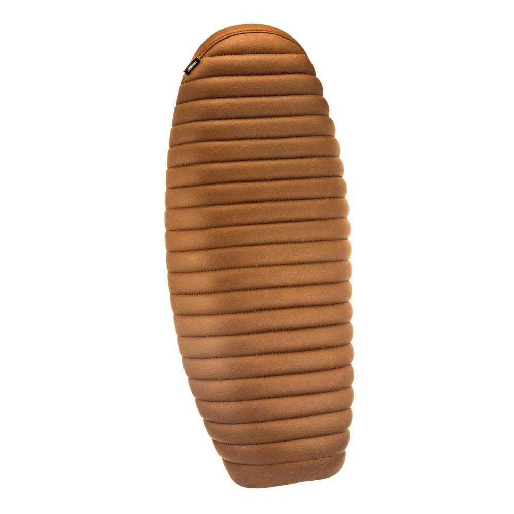 Motone The Viper- Low Profile Skinny Ribbed Seat - Rare Earth Brown - 2016+ Triumph Classics