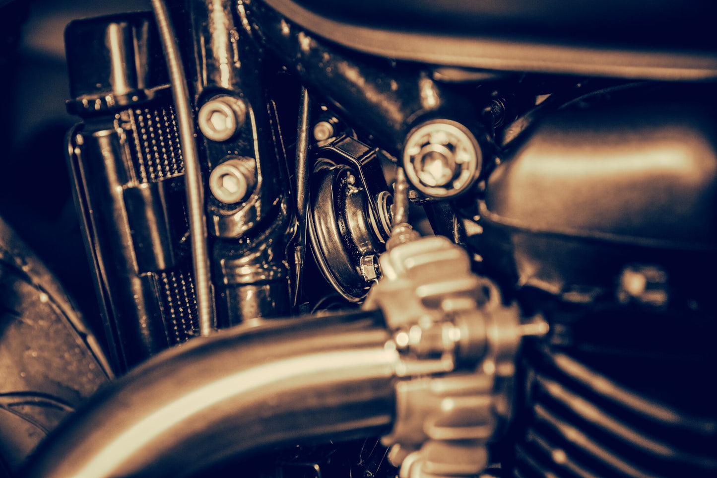 Wunderkind Custom Horn Relocation Bracket - Triumph Bobber / Speedmaster