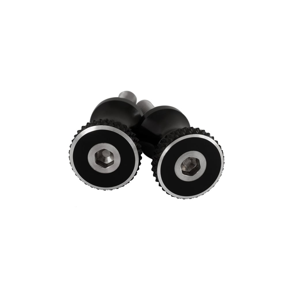 Motone Quick Release Shorty Seat Bolts - Black - 2001 - 2015 Triumph Classics