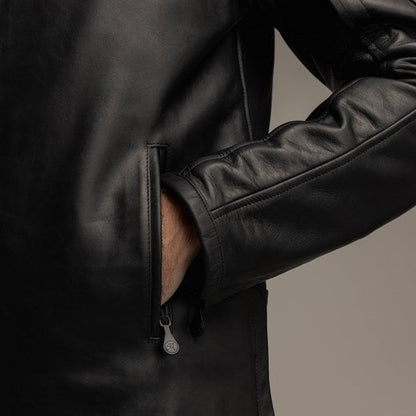 Motone Revolver Leather Jacket - Black