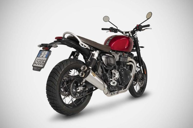 Zard 2:1 Low Mount Full Exhaust System - 2024+ Triumph Scrambler 1200 XE / X