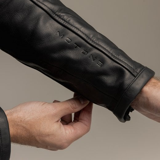 Motone Revolver Leather Jacket - Black