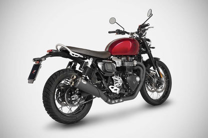 Zard 2:1 Low Mount Full Exhaust System - 2024+ Triumph Scrambler 1200 XE / X