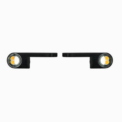 Motogadget mo.blaze Tens4 LED Turn Signals - Amber / Clear Running light- Pair - For Harley Davidson Models