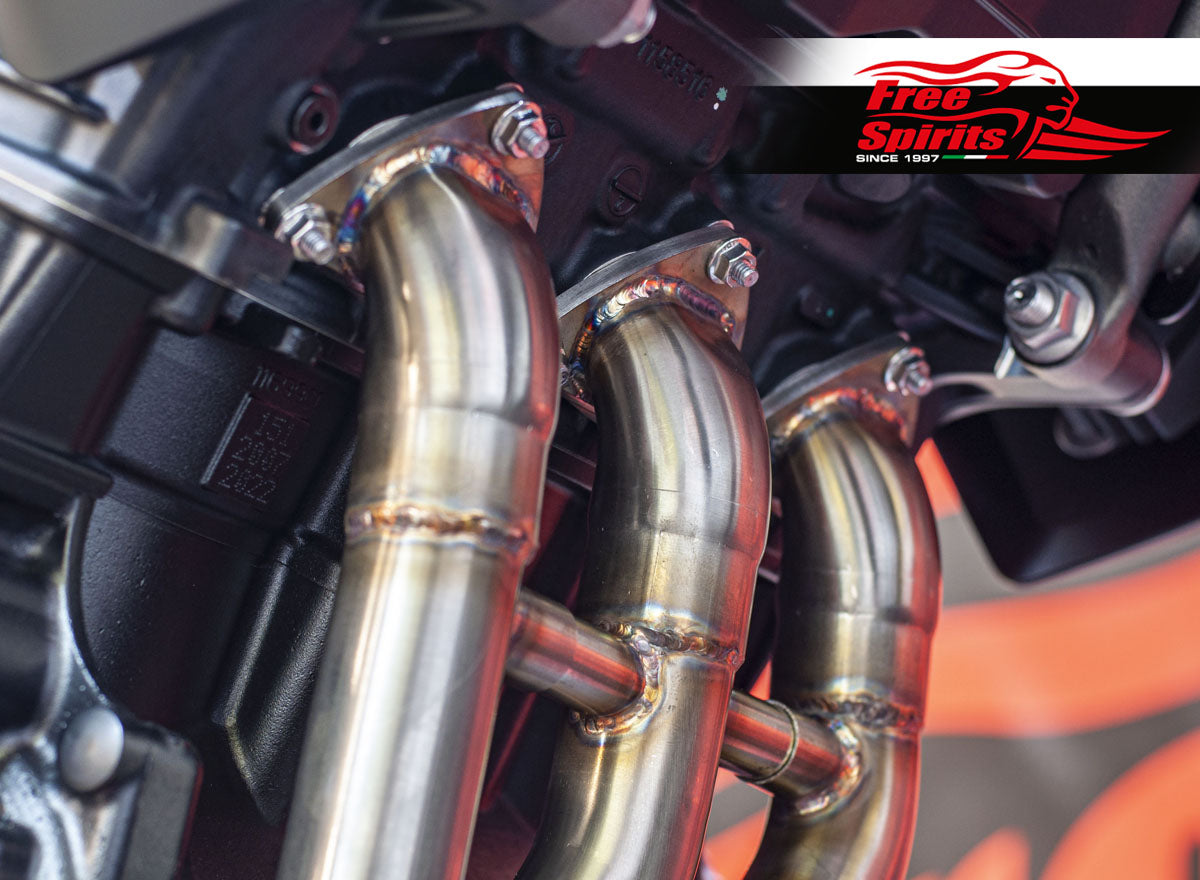 Free Spirits Race Header - 2022+ Triumph Tiger 1200