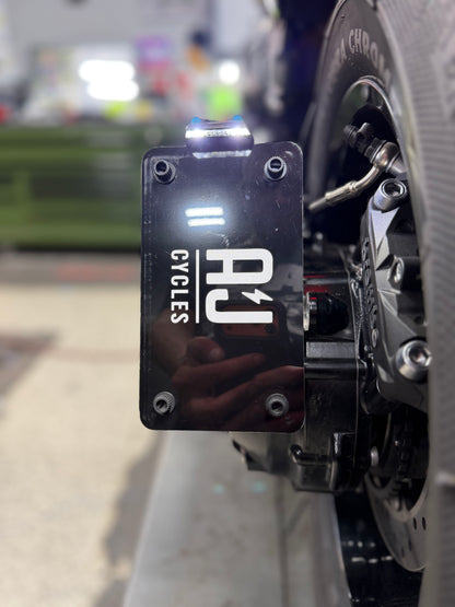 Sidemount License Plate Bracket - No Light Version - Triumph Rocket