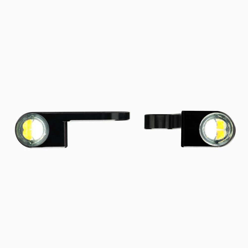 Motogadget mo.blaze Tens4 LED Turn Signals - Amber / Clear Running light- Pair - For Harley Davidson Models