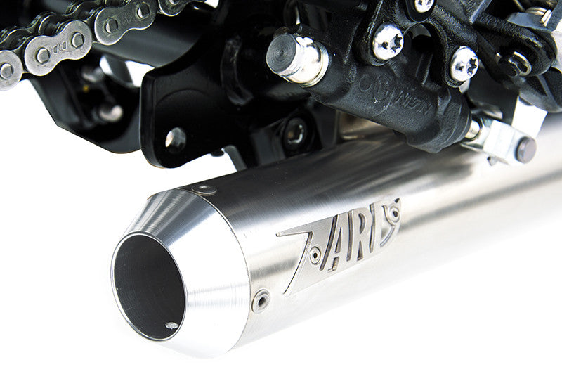 Zard “Cross” 2:1 Low Exhaust for 2001-2015 Triumph Bonneville, Thruxton, Scrambler