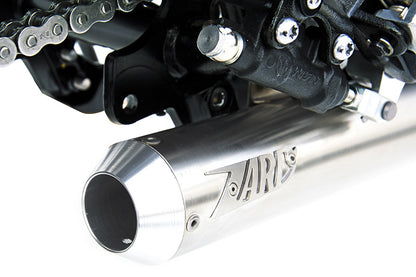 Zard “Cross” 2:1 Low Exhaust for 2001-2015 Triumph Bonneville, Thruxton, Scrambler