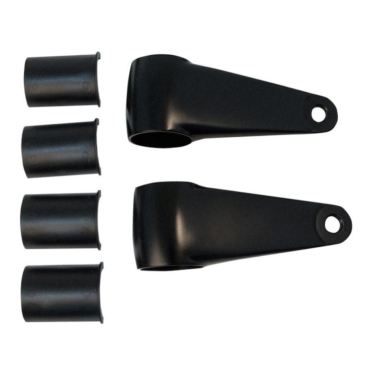 EMGO Headlight Brackets - Black or Polished