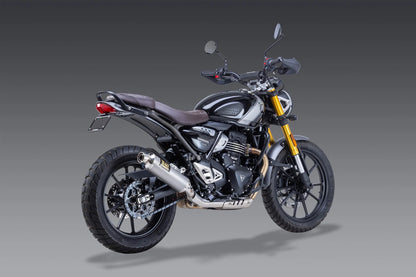 Yoshimura GP Magnum Slip On Exhaust - Stainless Steel - Triumph 400 - Speed, Scrambler, Tracker, Thruxton