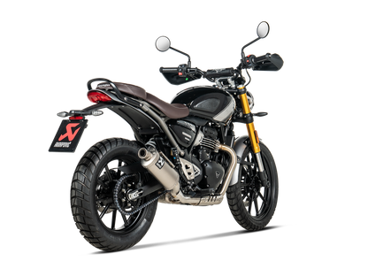 Akrapovic Titanium Slip on - Triumph Scrambler 400 X / Speed 400
