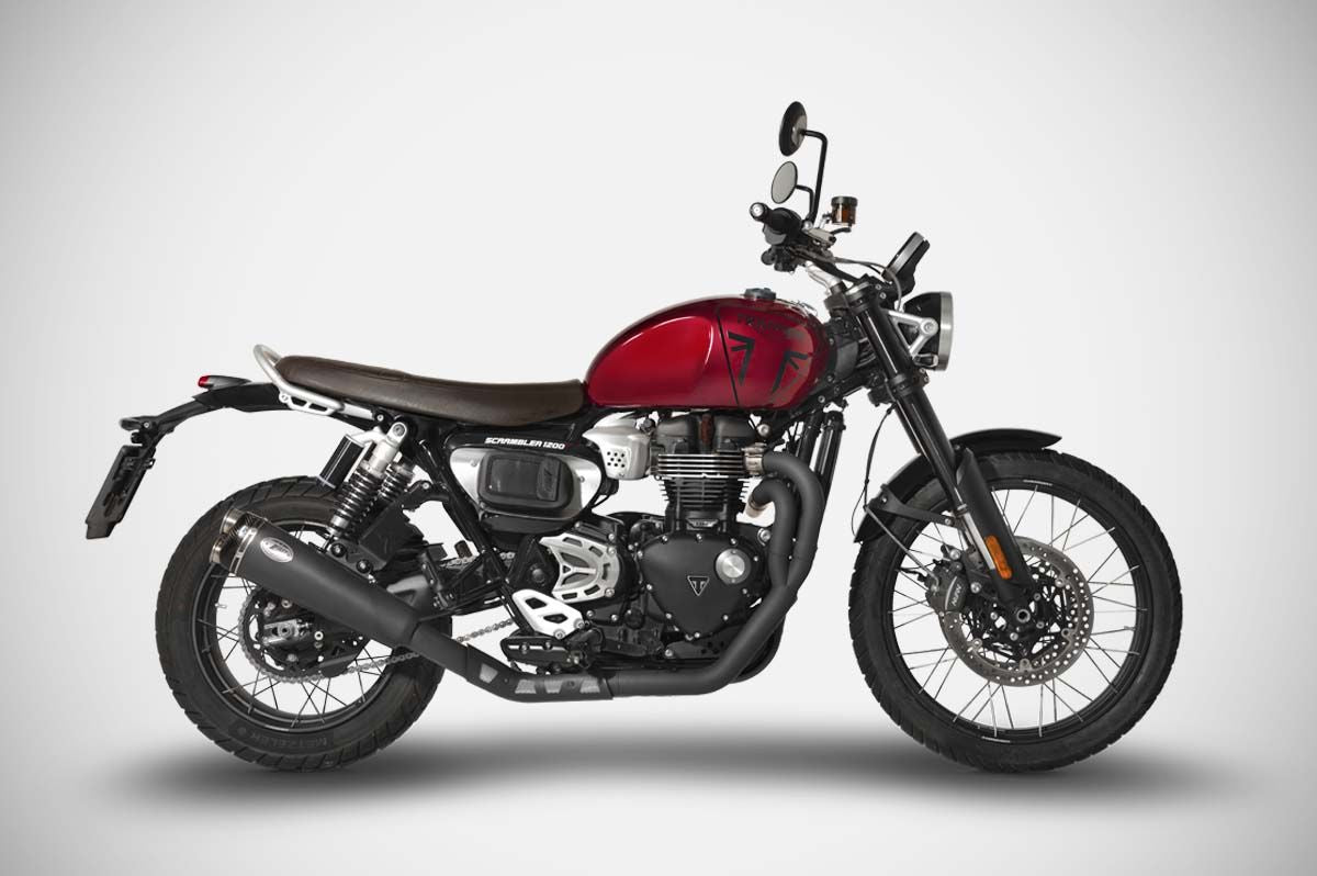 Zard 2:1 Low Mount Full Exhaust System - 2024+ Triumph Scrambler 1200 XE / X