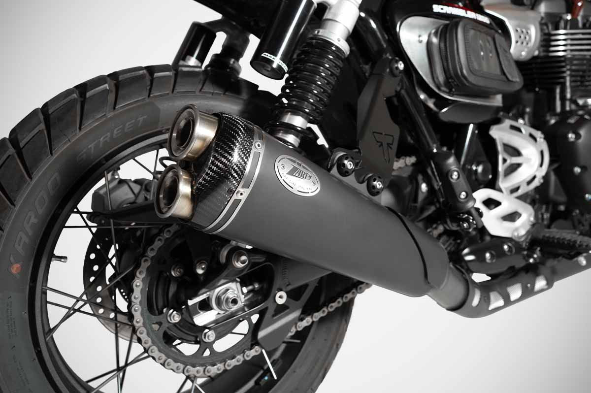 Zard 2:1 Low Mount Full Exhaust System - 2024+ Triumph Scrambler 1200 XE / X