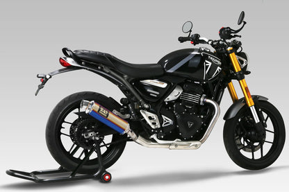 Yoshimura GP Magnum Slip On Exhaust - Titanium - Triumph 400 - Speed, Scrambler, Tracker, Thruxton