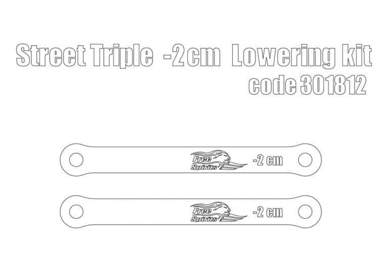 Free Spirits Rear Lowering Link - 20MM - 2017+ Triumph Street Triple