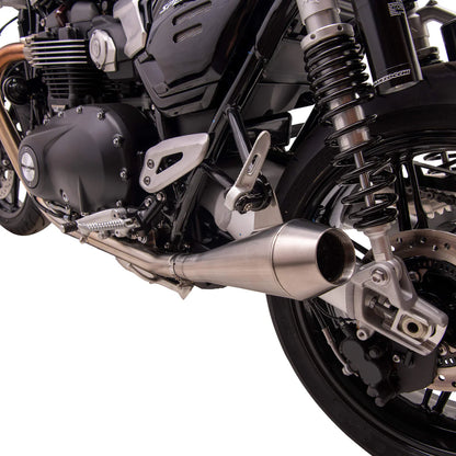 British Customs Builder Series Shorty Exhaust - 2025+ Triumph Speed Twin 1200 / RS