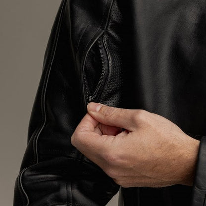Motone Revolver Leather Jacket - Black