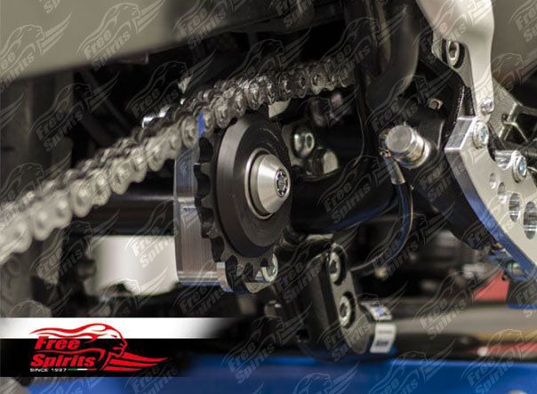 Free Spirits Dynamic Chain Tensioner - 2001 - 2016 Air Cooled Triumph Bonneville, Scrambler and Thruxton