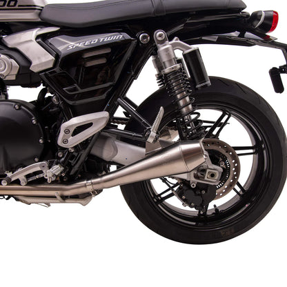 British Customs Builder Series Shorty Exhaust - 2025+ Triumph Speed Twin 1200 / RS