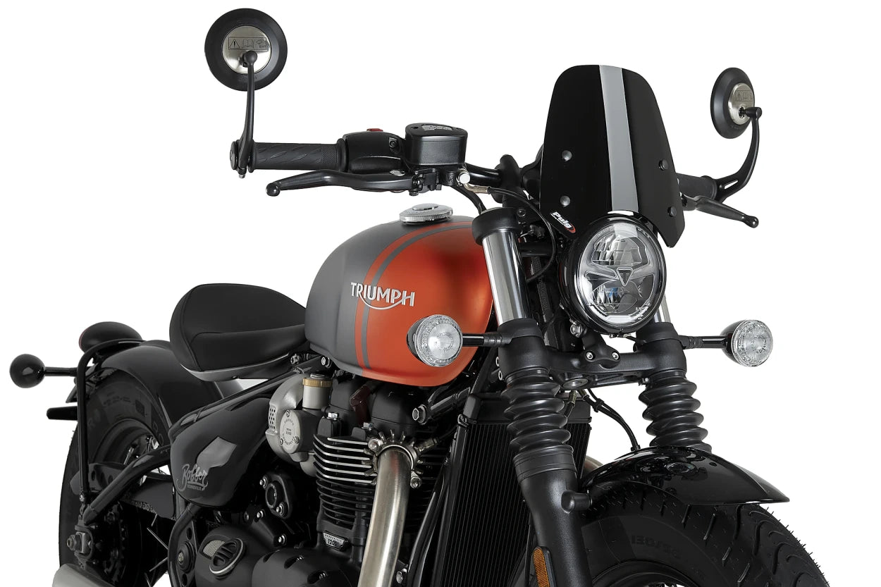 Puig New Generation Sport Screen - Triumph Bobber with 47MM forks