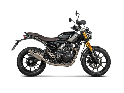 Akrapovic Titanium Slip on - Triumph Scrambler 400 X / Speed 400