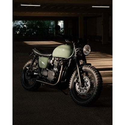 Motone Cortado Hoop, Fender and Seat Kit with Reprobate Light and Undertaker License Plate Bracket - 2016+ Triumph Bonneville T100 / T120, Speed Twin 900, Street Twin, Street Scrambler