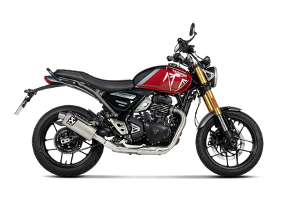 Akrapovic Titanium Slip on - Triumph Scrambler 400 X / Speed 400