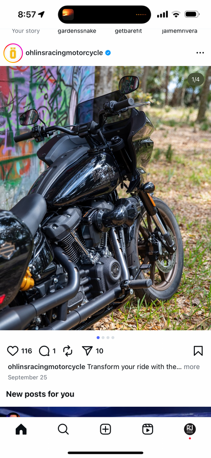Ohlins STX 46 Pro Shock - 2018+ Harley Davidson Softail HD 517