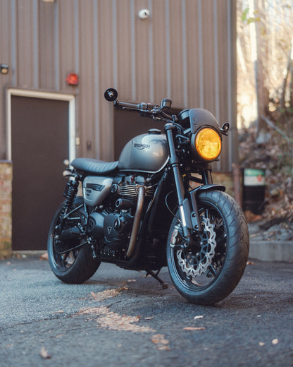 Retro Inspired LED Headlight - Yellow - 2016+ Triumph Classics
