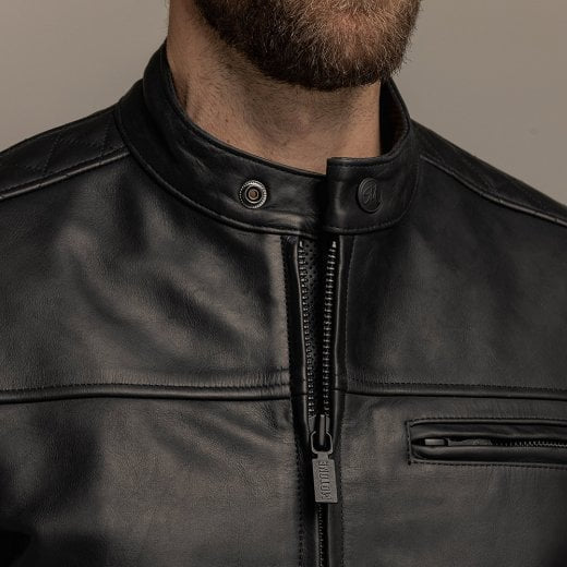 Motone Revolver Leather Jacket - Black