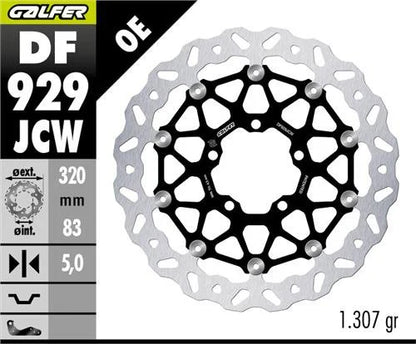 Galfer Wave Rotor - Front - 2016+ Thruxton R, Bonneville T120