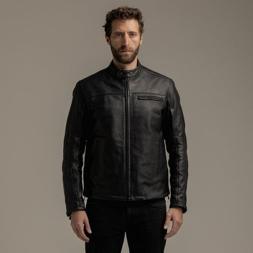 Motone Revolver Leather Jacket - Black