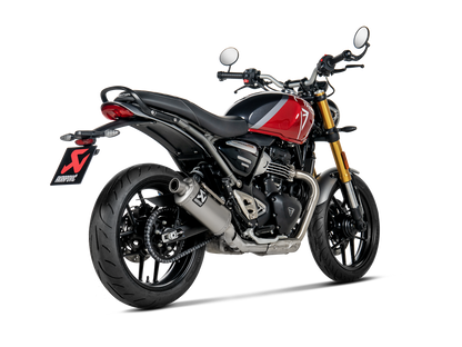 Akrapovic Titanium Slip on - Triumph Scrambler 400 X / Speed 400