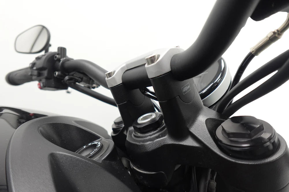 Evotech Performance 25MM Handlebar Risers - Triumph Trident 660