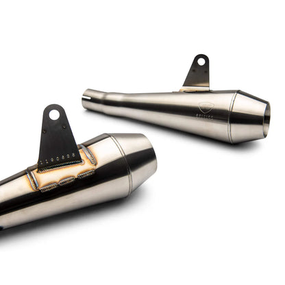 British Customs Builder Series Shorty Exhaust - 2025+ Triumph Speed Twin 1200 / RS