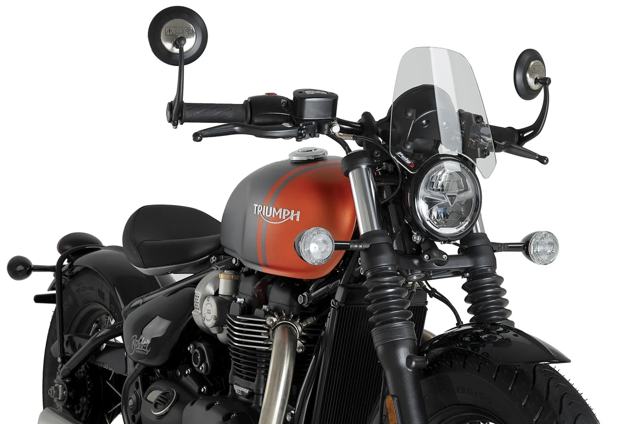 Puig New Generation Sport Screen - Triumph Bobber with 47MM forks