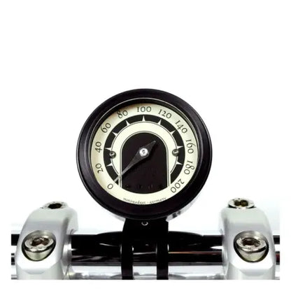 Motogadget Tiny Speedster Analog Speedometer - Black bezel