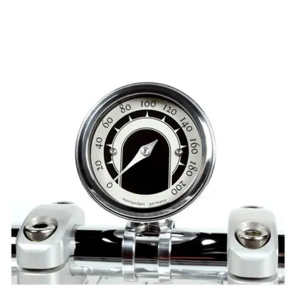 Motogadget Tiny Speedster Analog Speedometer - Polished Bezel