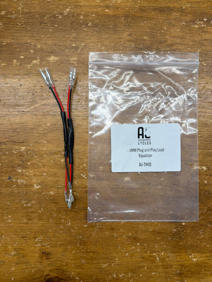 A&J Cycles LED Turn Signal Load Equalizer Kit (3.9MM bullet ends) - Universal