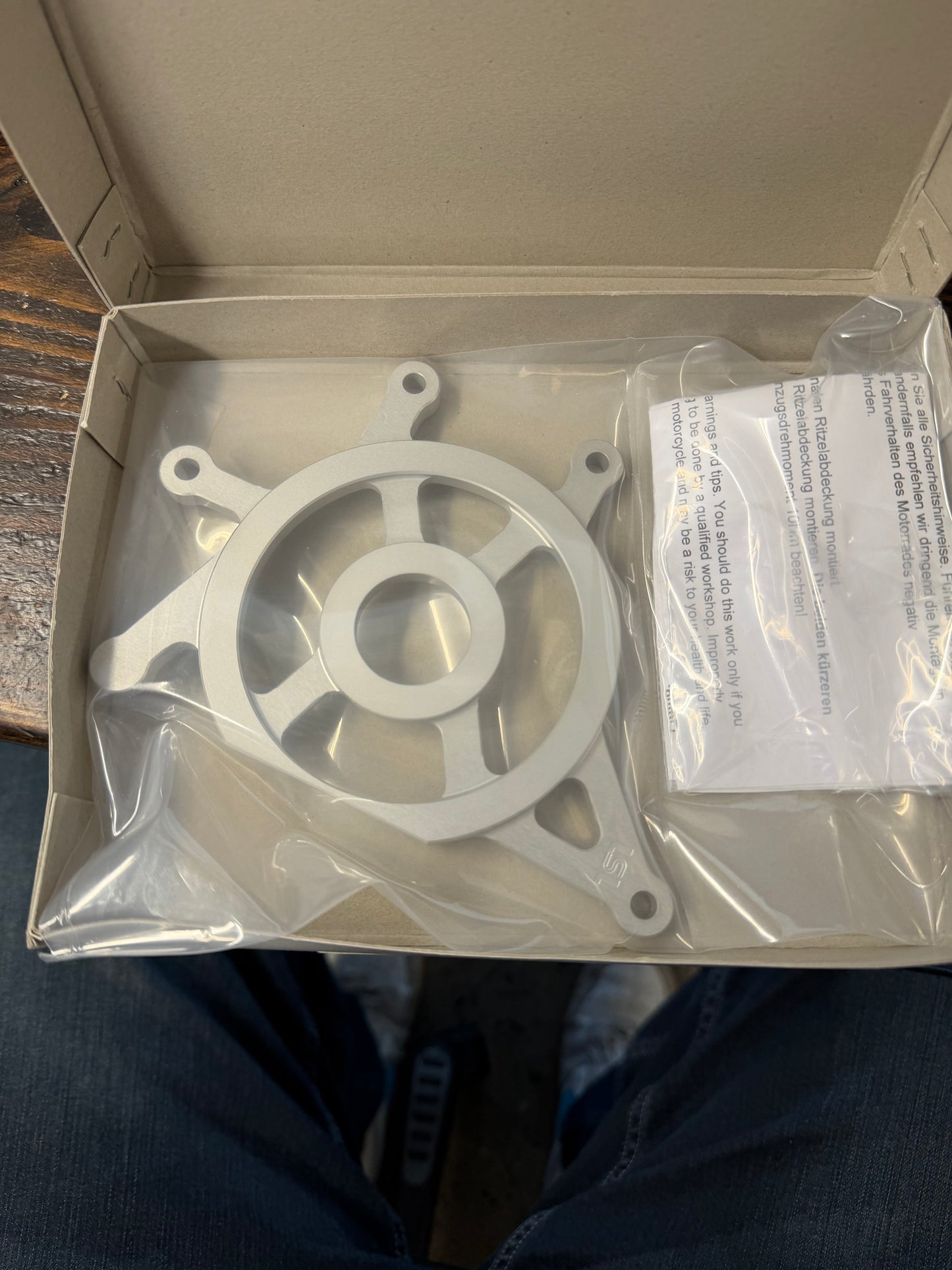 LSL Billet Sprocket Cover - 2011+ Speed Triple - Silver