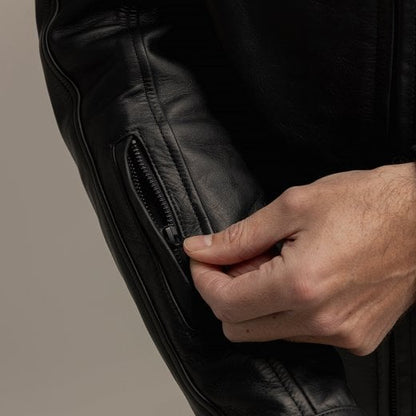 Motone Revolver Leather Jacket - Black