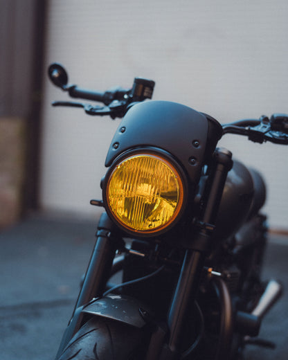 Retro Inspired LED Headlight - Yellow - 2016+ Triumph Classics