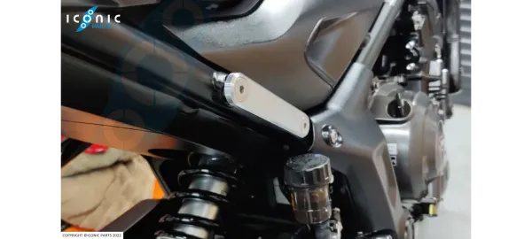 Iconic Parts Passenger Peg Delete kit - Triumph Trident / Dayton 660