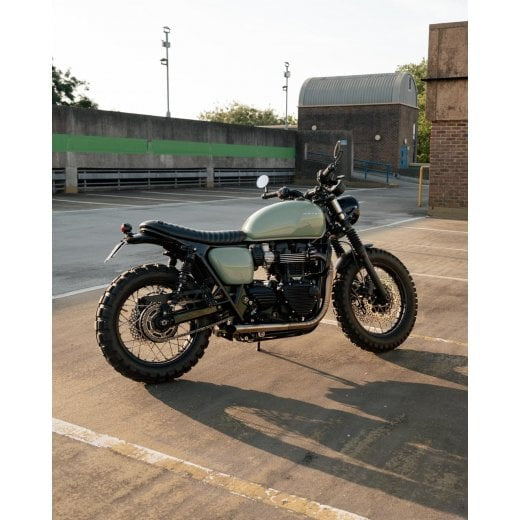 Motone Cortado Hoop, Fender and Seat Kit with Reprobate Light and Undertaker License Plate Bracket - 2016+ Triumph Bonneville T100 / T120, Speed Twin 900, Street Twin, Street Scrambler