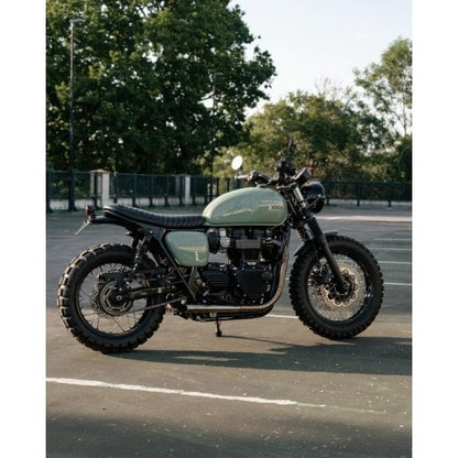 Motone Cortado Hoop, Fender and Seat Kit with Reprobate Light and Undertaker License Plate Bracket - 2016+ Triumph Bonneville T100 / T120, Speed Twin 900, Street Twin, Street Scrambler