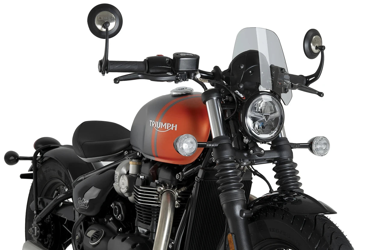 Puig New Generation Sport Screen - Triumph Bobber with 47MM forks
