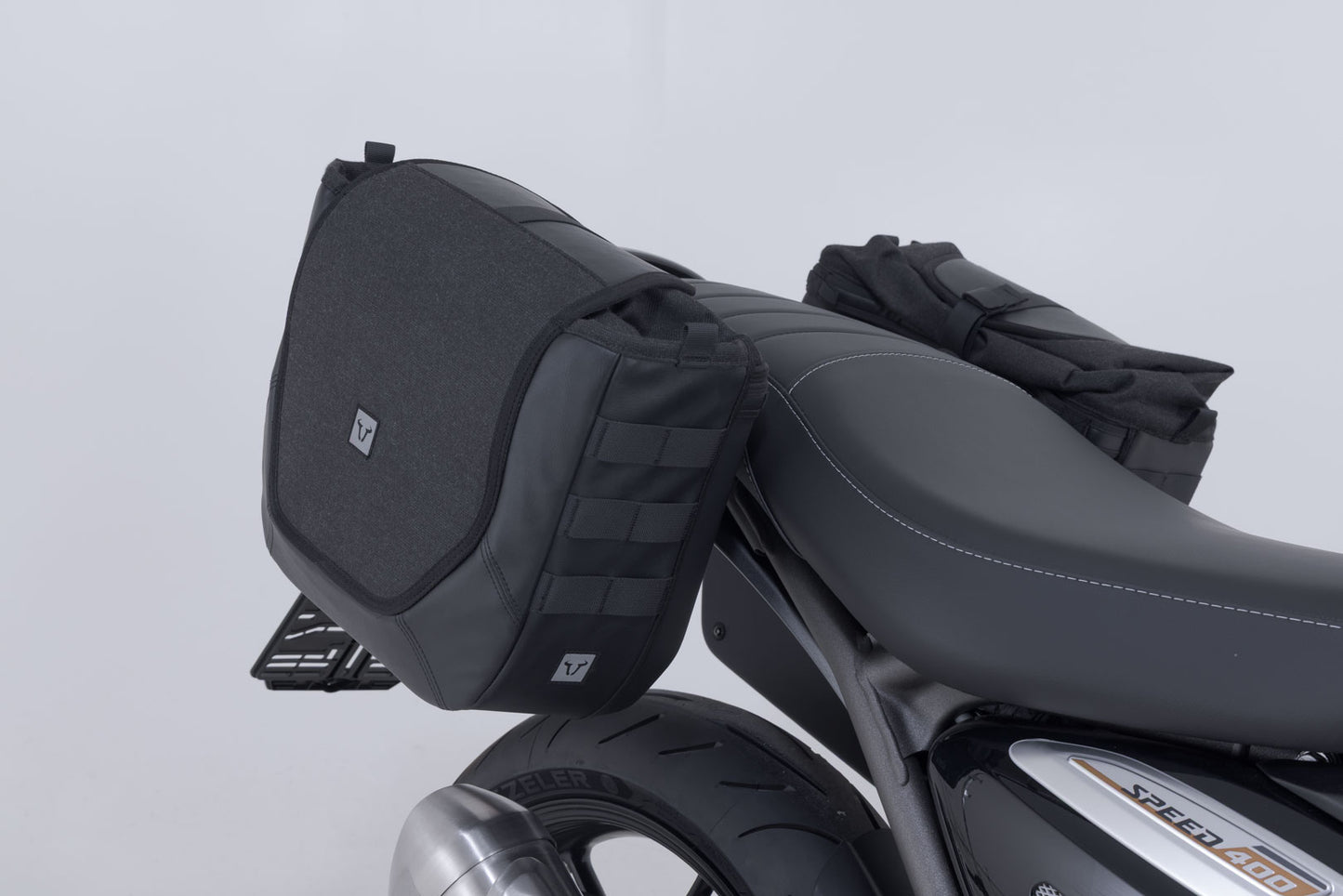 SW-Motech Lengend Gear 11 Liter Saddlebag Set with V-LOC Side Carriers - Triumph Speed, Scrambler, Tracker 400