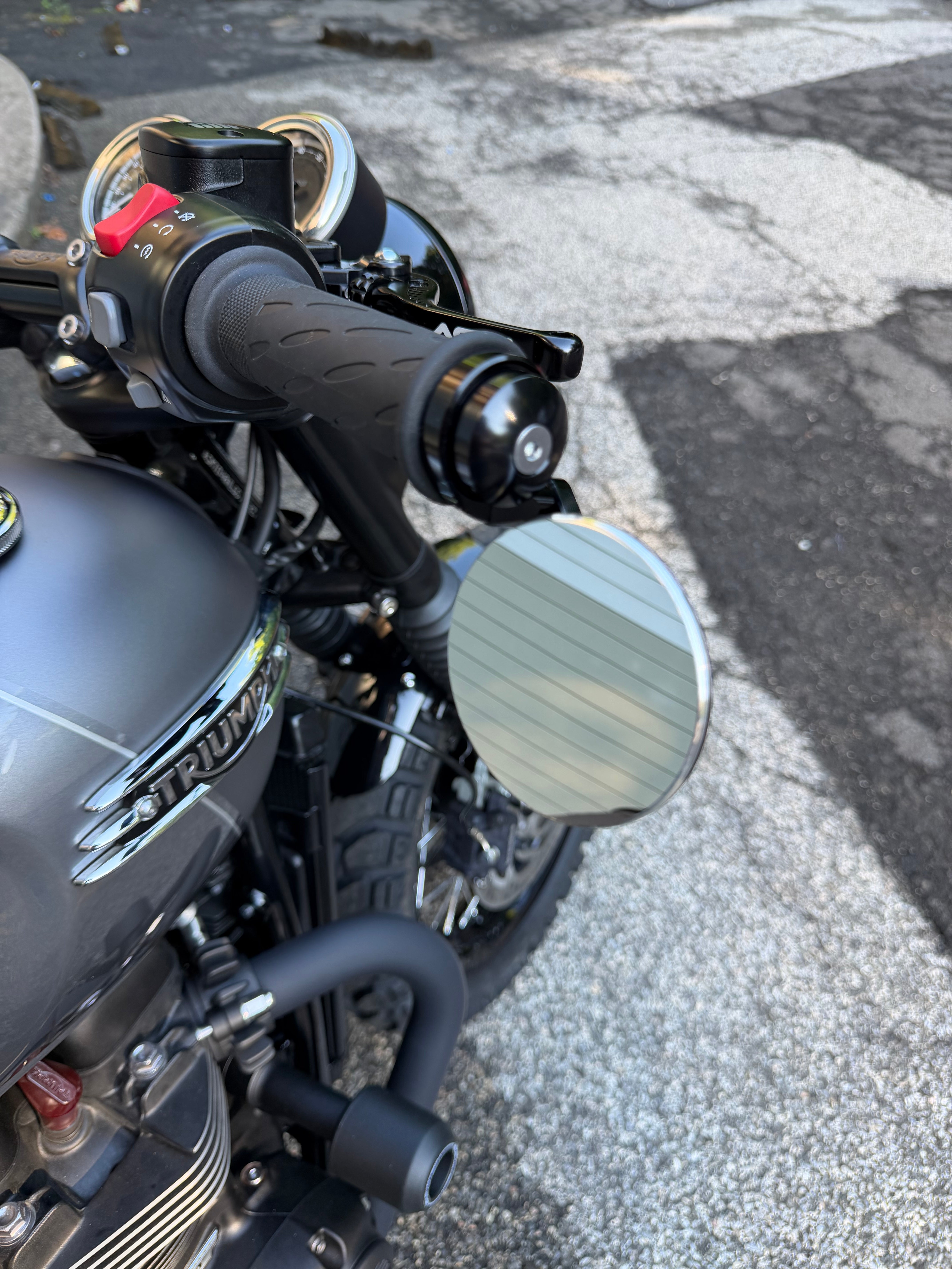 Motogadget Mo.View Spy 50 Bar End Mirror Kit - Triumph Modern