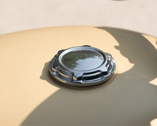 Motone TELSTAR Gas Cap - Polished - Triumph Classics